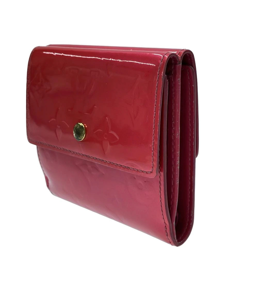 Louis Vuitton Closure Wallet Bifold Portemonnaie Hook Credit Billet Carte Black